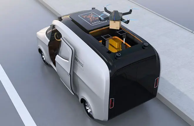 无人物流车