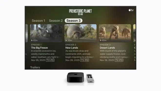 tvOS 27 播客界面更新